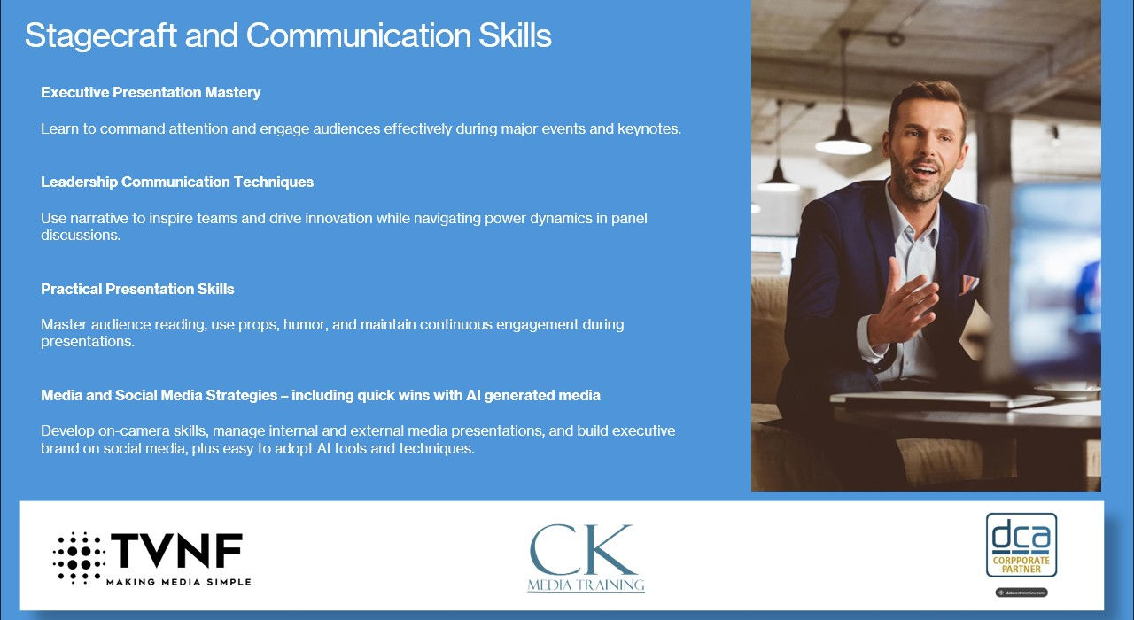 Stagecraft and Communication Skills