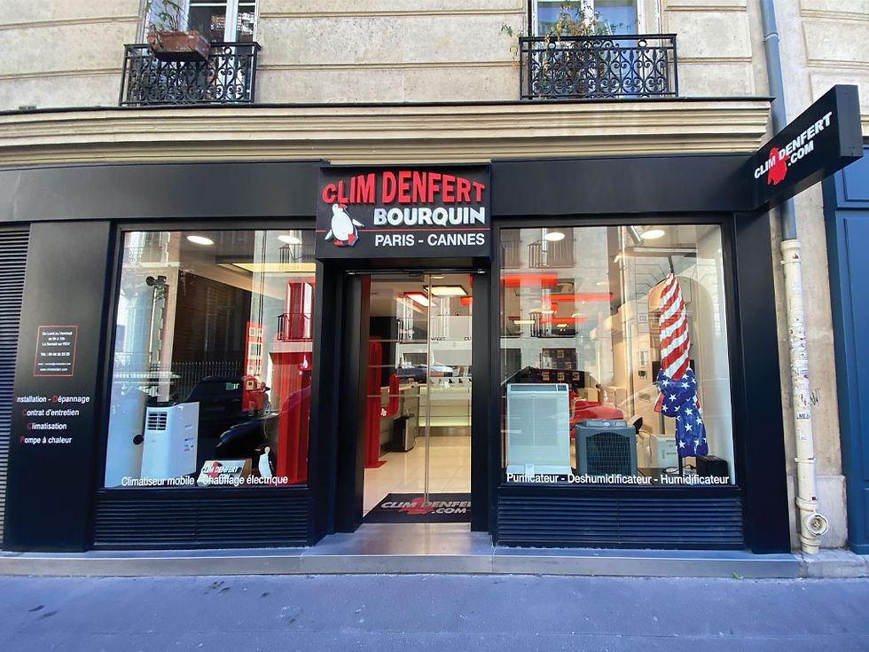 vitrine bureaux clim denfert cannes