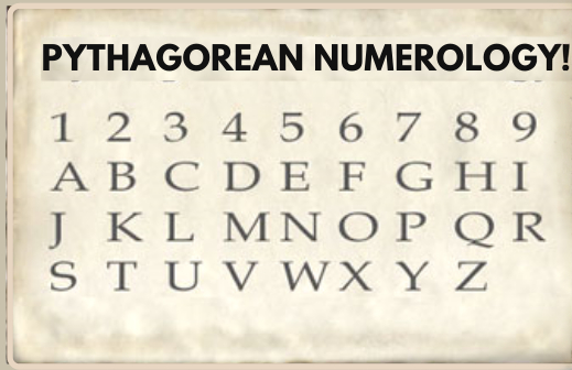 numerology rock collage