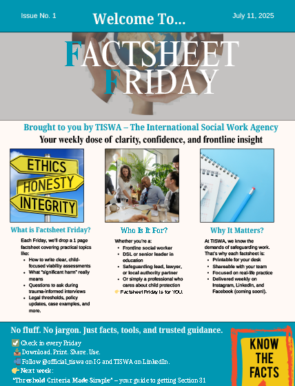 Factsheet Friday Newsletter: Ethics, Honesty, Integrity