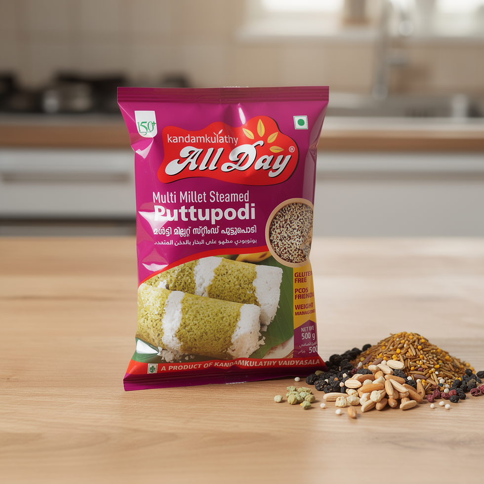 Thumbnail: AllDay Multi Millet Steamed Puttu Podi - 500g