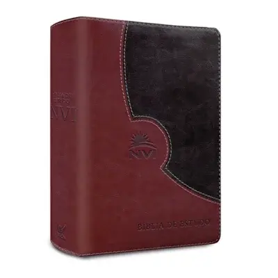Bíblia de Estudo | NVI | Luxo Marrom e Marrom Escuro | Sem Índice