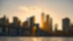 Immagine di new york al tramonto (o all'alba) per rendere l'idea della città di cui sono innamorata a distanza