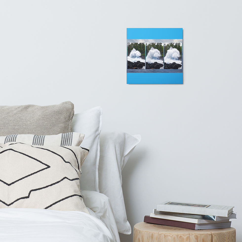 Thumbnail: "The Waves" - Metal prints