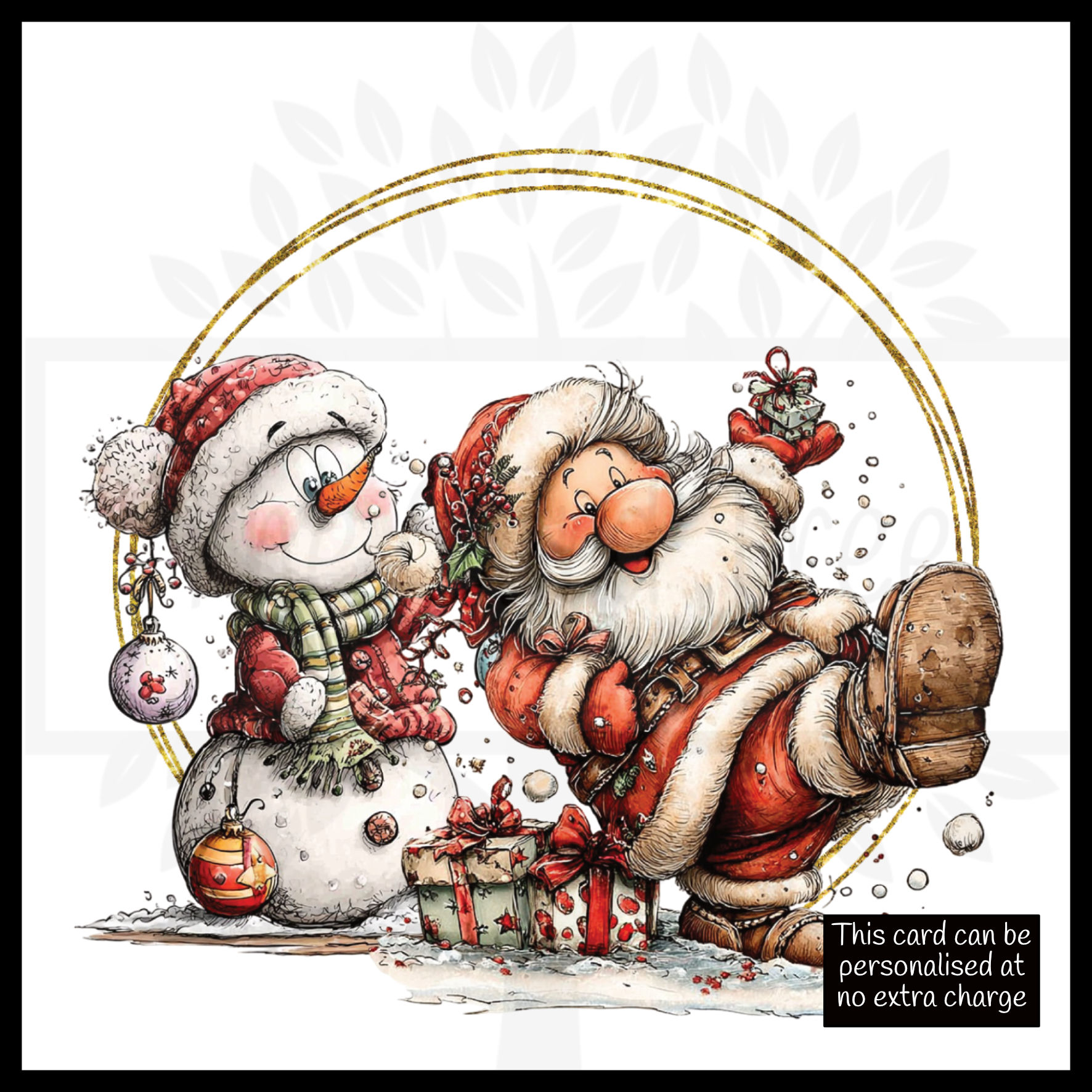 Snowman and Father Christmas