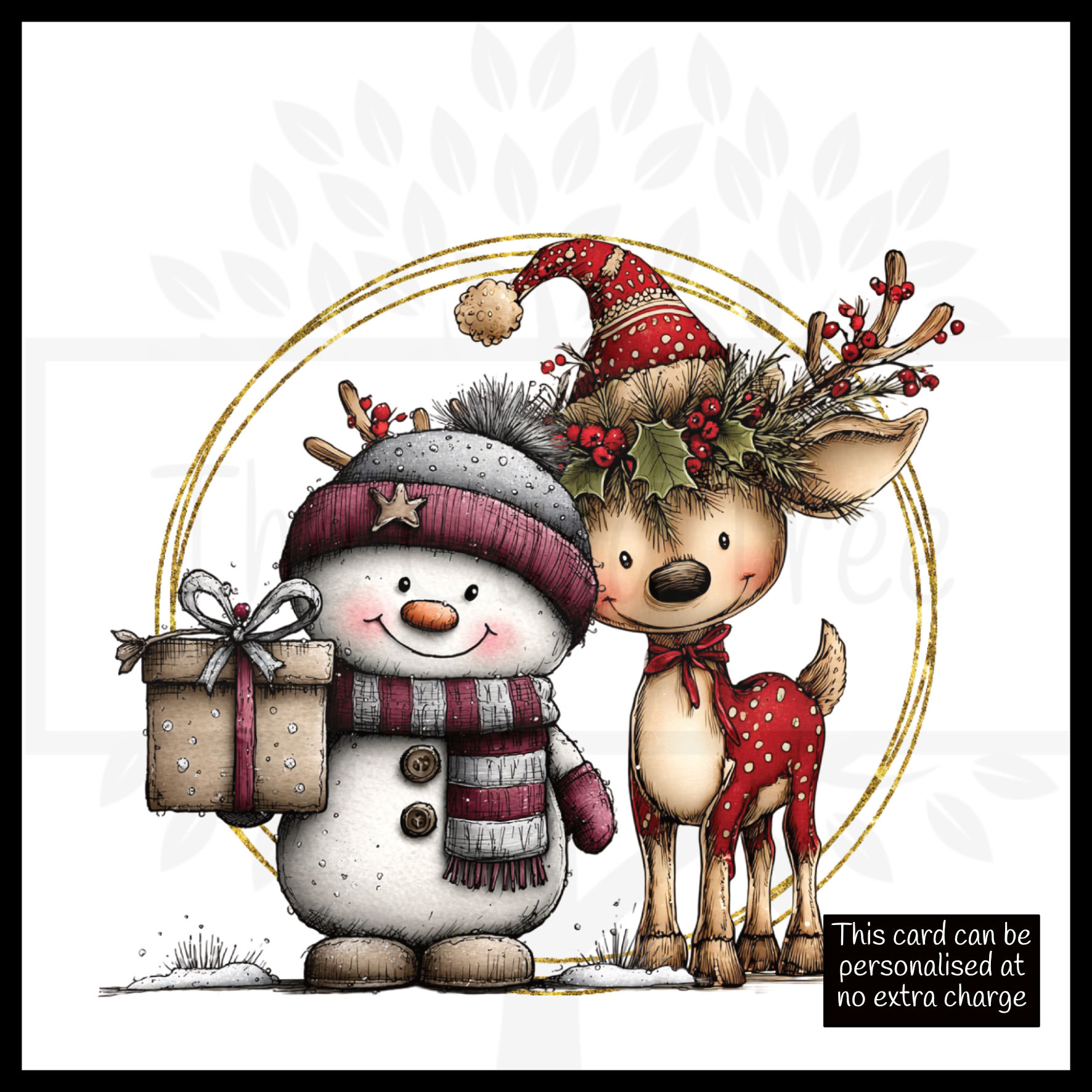 Snowman and Reindeer