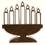 Thumbnail: Interactive Kwanzaa Kinara/ 7" Table Top Kinara