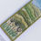 Thumbnail: Felted wool and embroidered collage bookmark