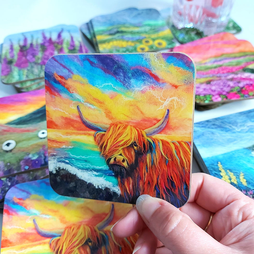 Thumbnail: Highland Cow Coaster