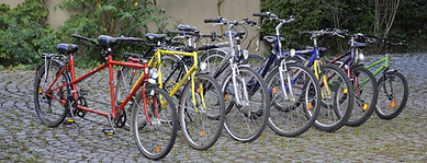 Eine Auswahl der Fahrräder für unsere Gäste
