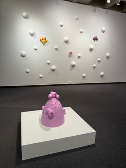 Violet Drip and Unfurling Flora