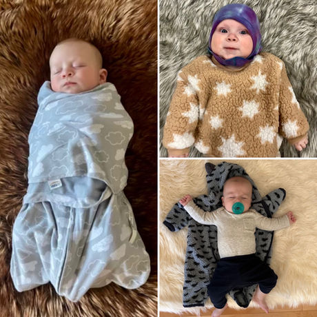 Babies lying on Yin Mats