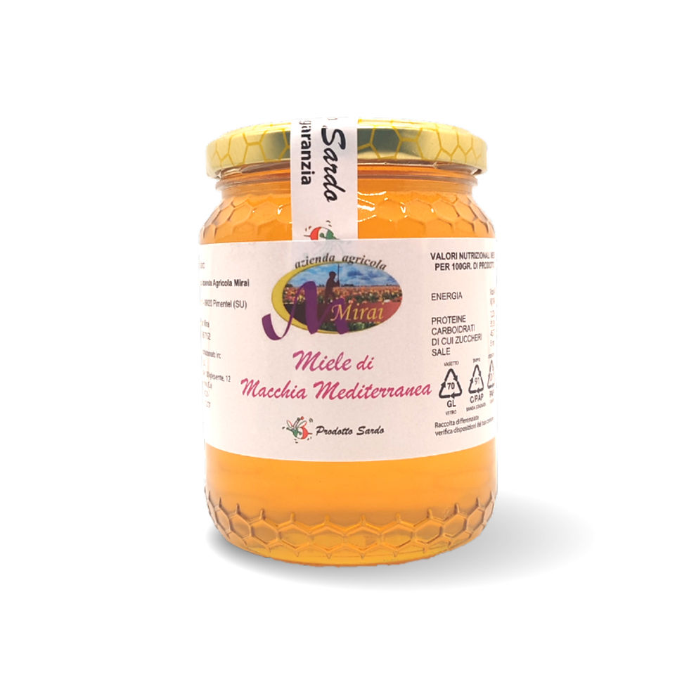 Miele Sardo Puro di Macchia Mediterranea