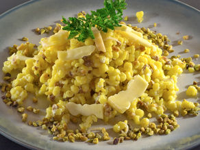 Ricetta Sarda: Fregula Sarda alla Crema di Formaggio Pecorino