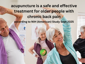 Another Study shows Acupuncture to be effective for Chronic Back Pain...