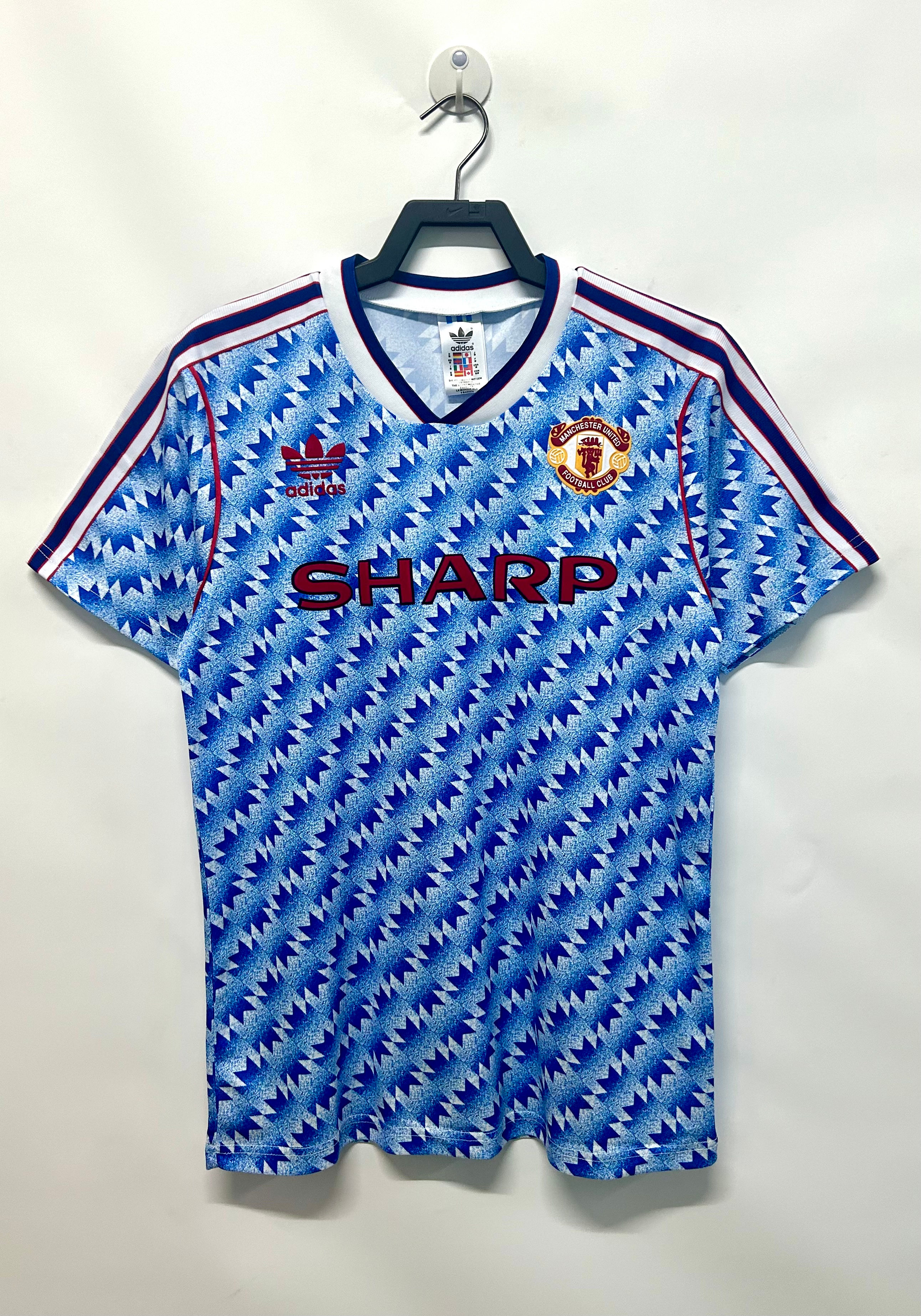 2ºEquipación retro Manchester United 1990