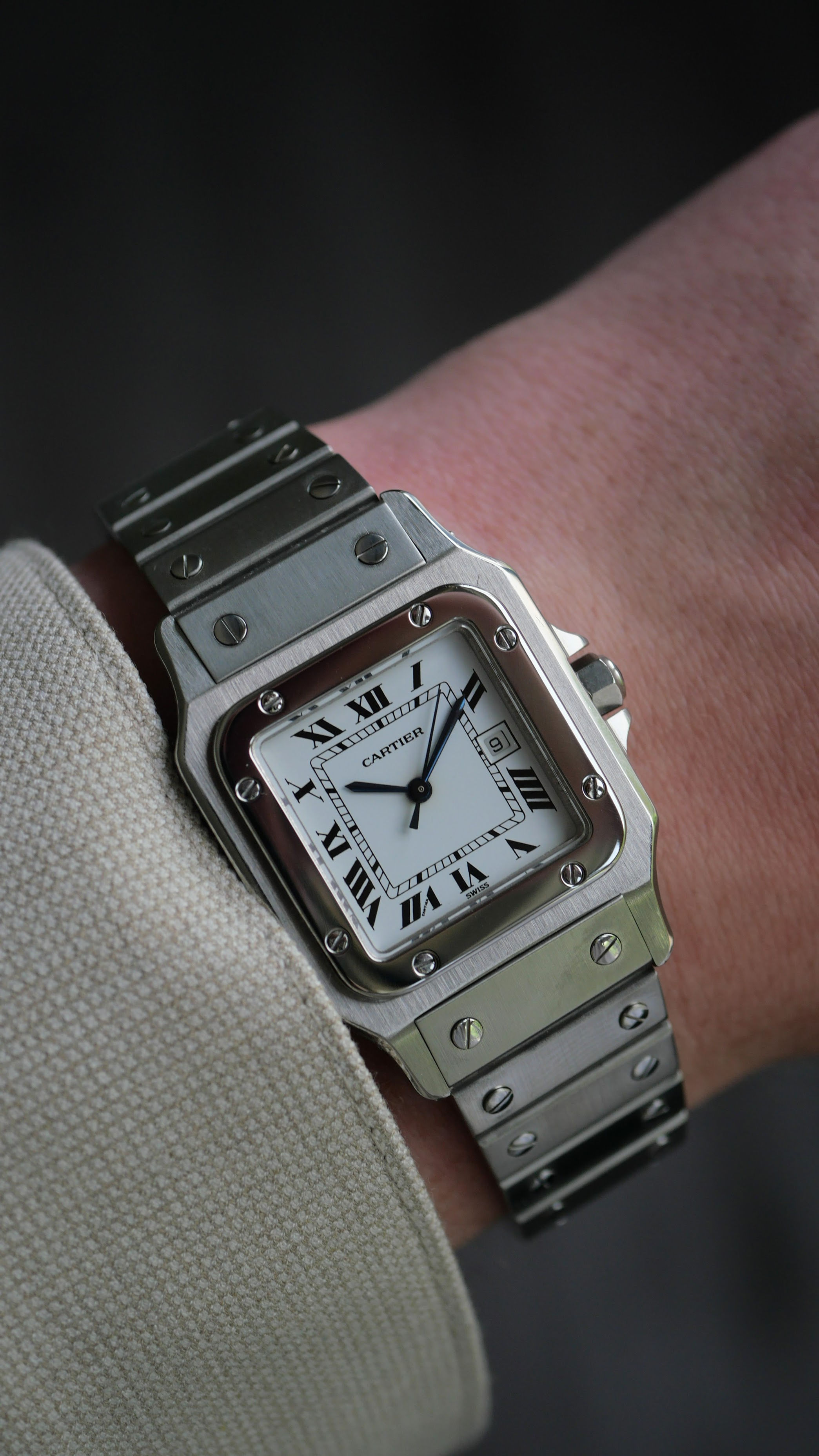 Cartier Santos Carrée steel 2960