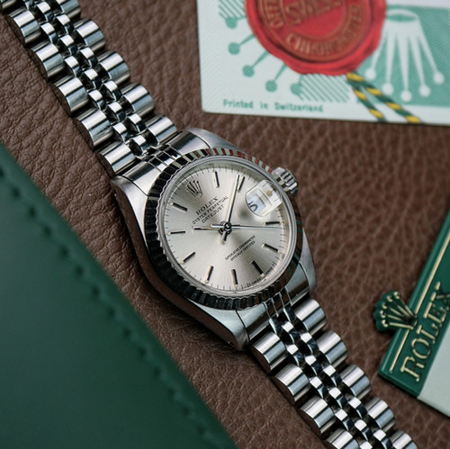 Rolex Lady-Datejust 79174 silver dial | Vintage Watches Leuven