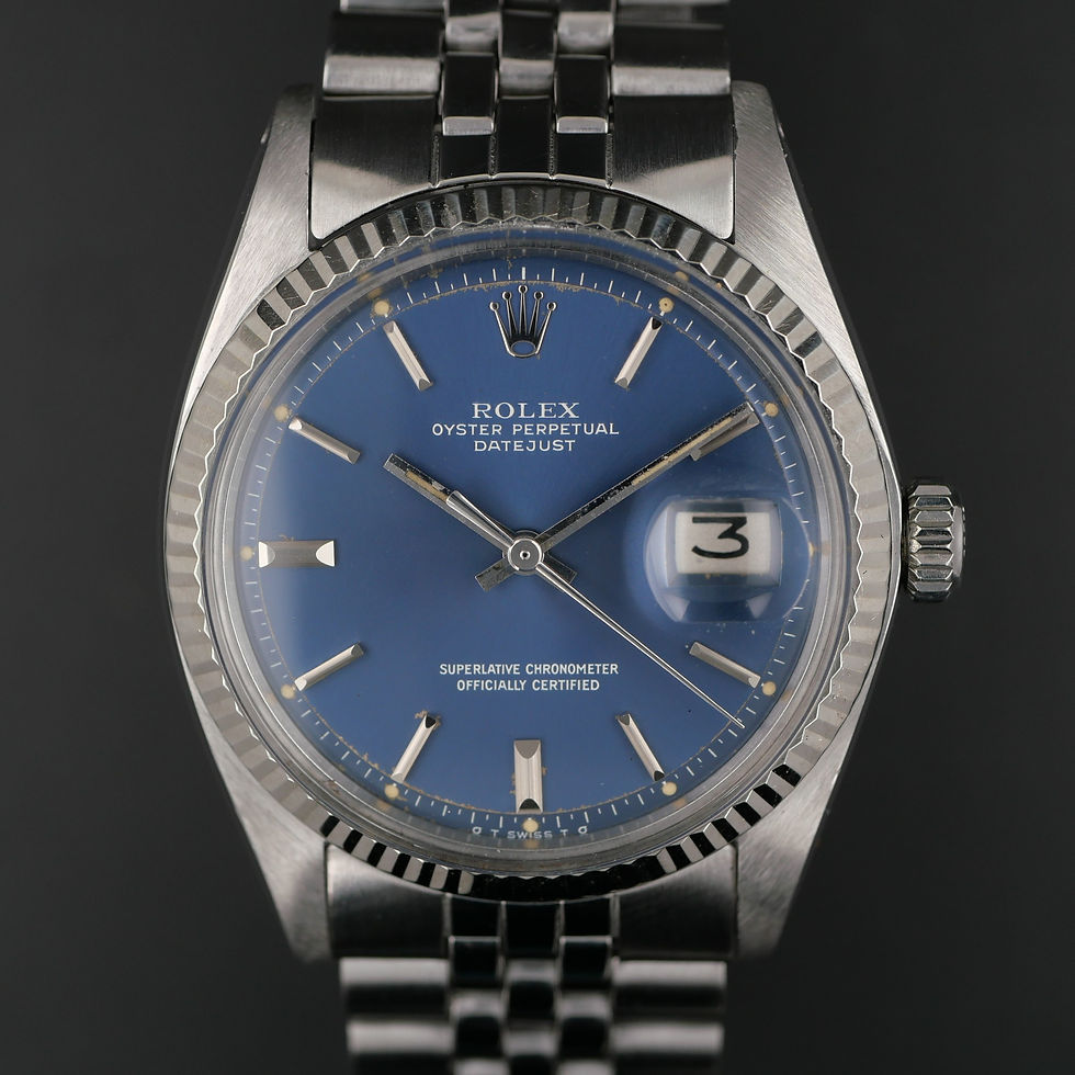 Thumbnail: Rolex Datejust 1601 blue sigma dial