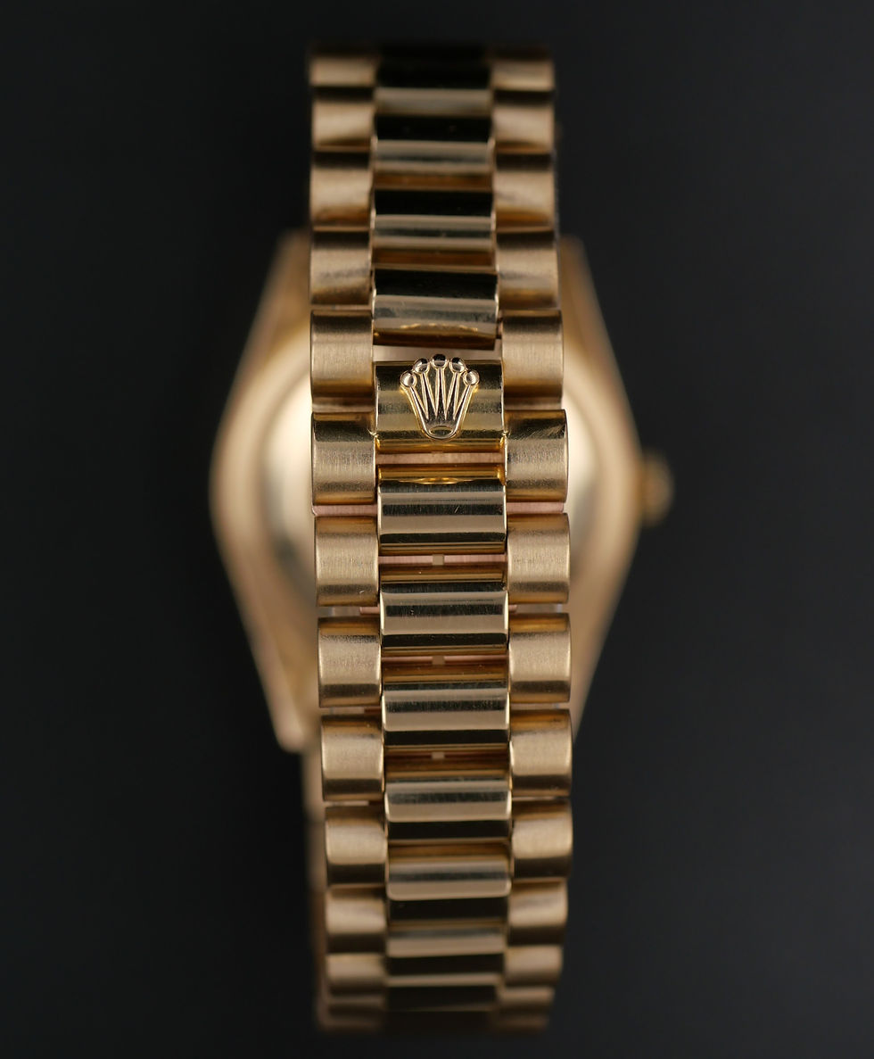 Miniatura: Rolex Day-Date 36 black tapestry dial