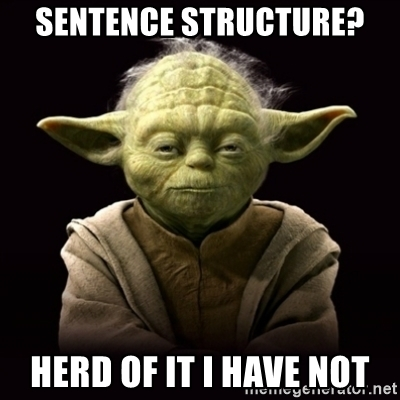 Sentence structure - Talaera