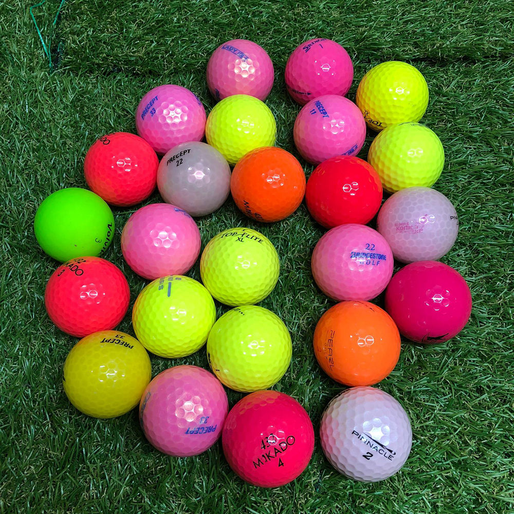 25 Ladies Mix colorful golf balls