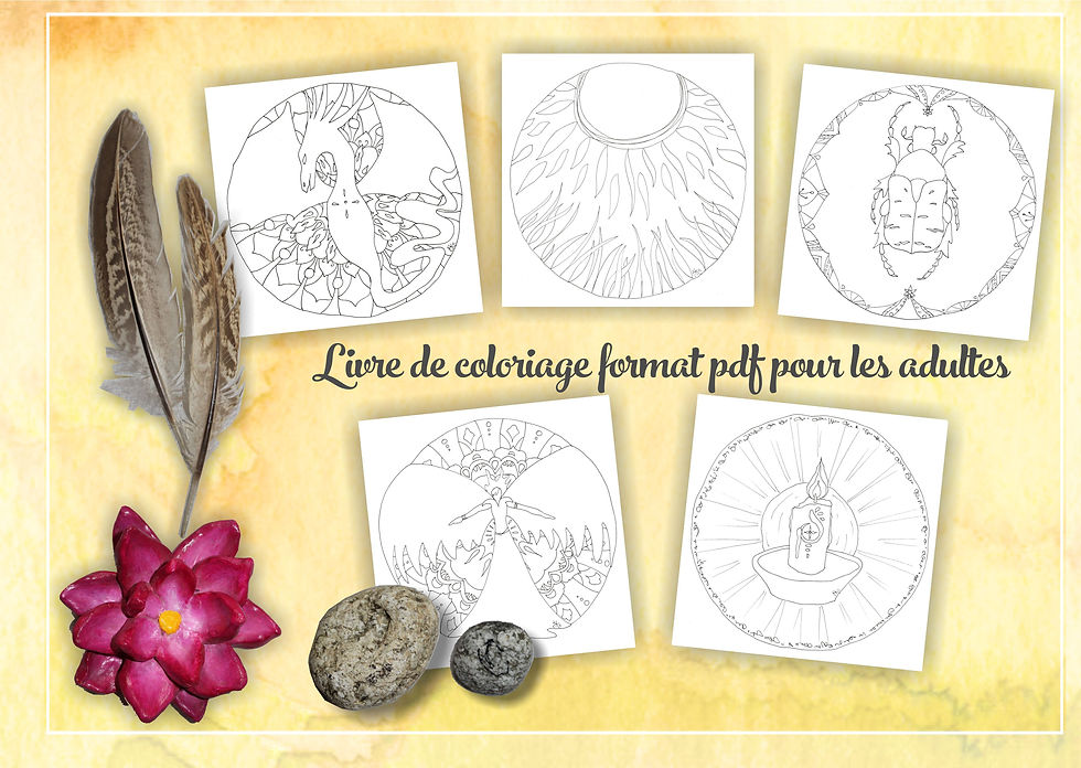 Miniature : Mandalas chamaniques "Les Alliés" - Livre de coloriage - A TELECHARGER