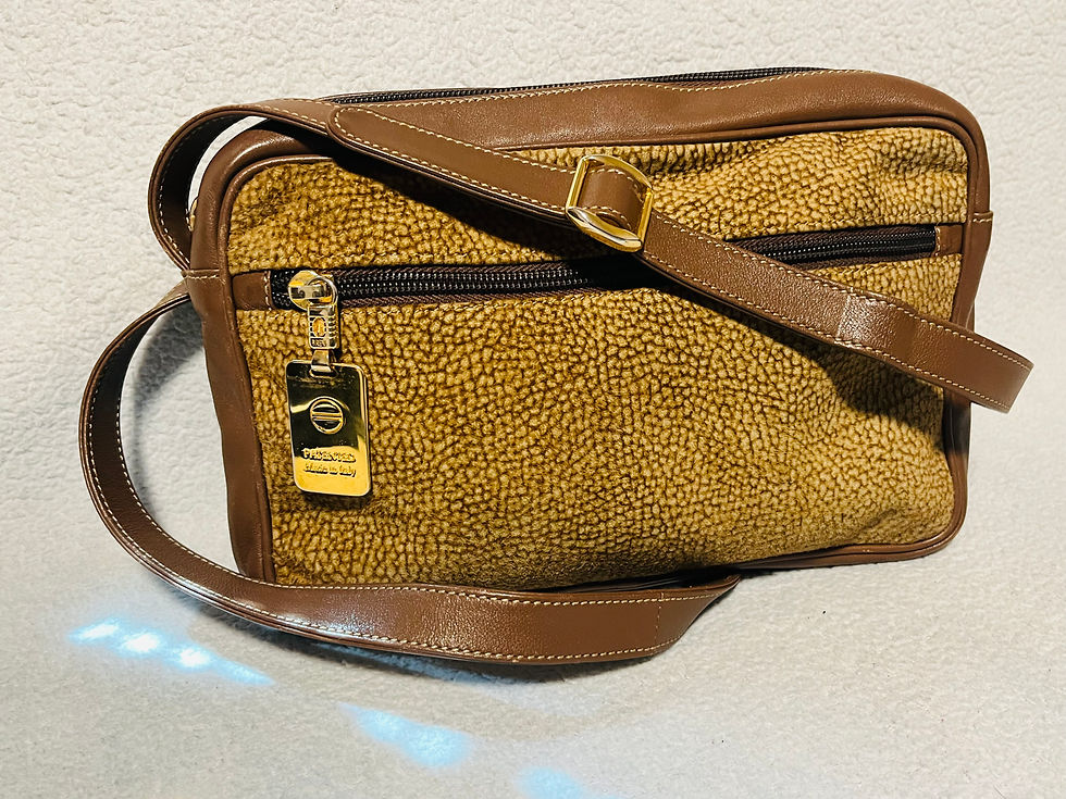 Thumbnail: Borbonese Squail Suede Crossbody/Shoulder Bag 
