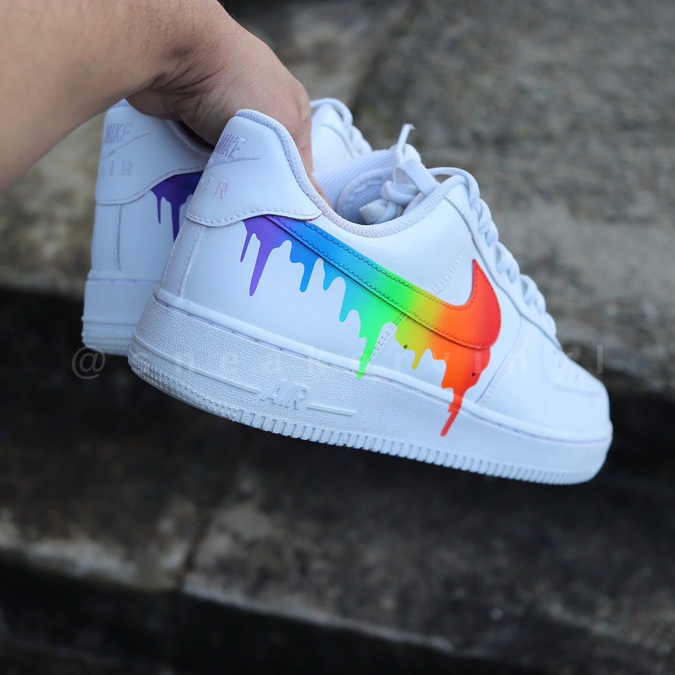 Thumbnail: AIR FORCE 1 Low Pride Rainbow Paint Drips
