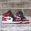 Thumbnail: Nike Air Jordan 1 High OG Retro Chicago Bred Toe Custom NWT