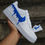 Thumbnail: Nike Air Force 1 Low White Blue Drip Custom