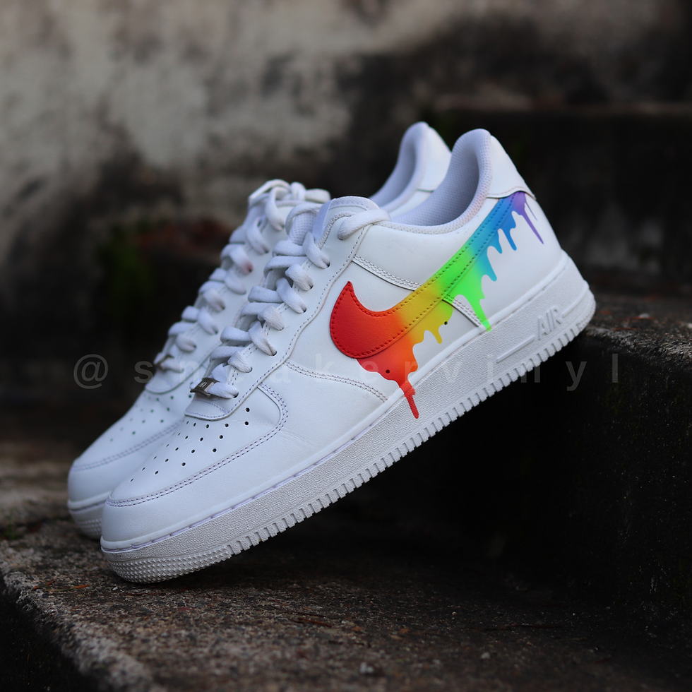Thumbnail: AIR FORCE 1 Low Pride Rainbow Paint Drips