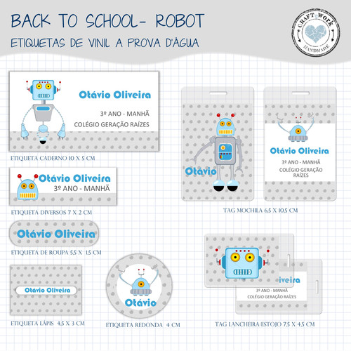 Back to School Robot | Craftwork