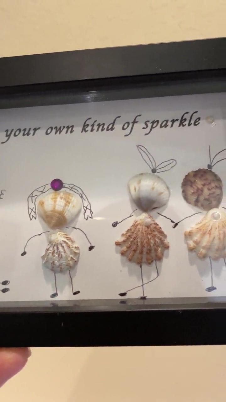 Thumbnail: Be Your Own Kind of Sparkle - Seashell Wall Art