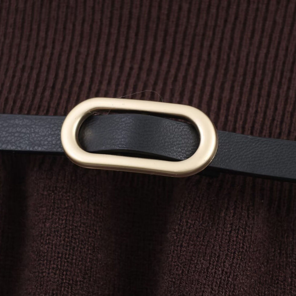 Thumbnail: KNIT JUMPER WITH BELT