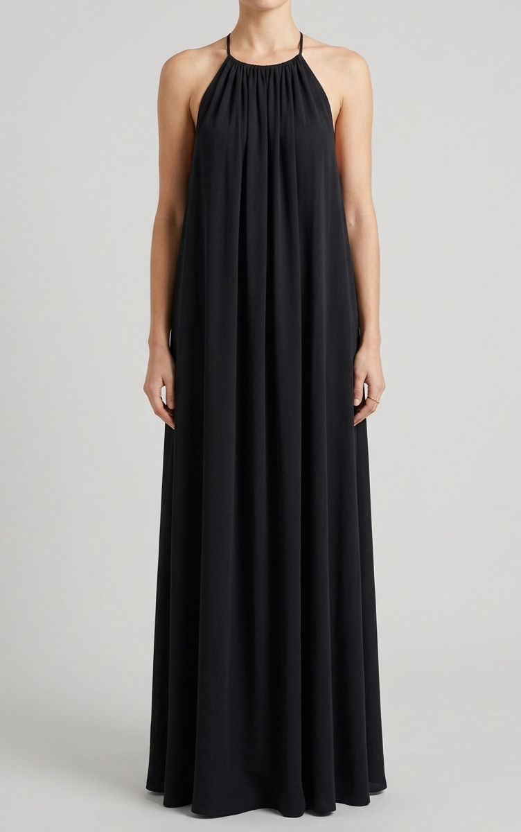 FLOWING HALTER DRESS