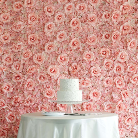 Pink Flower Wall Rental Tacoma Olympia