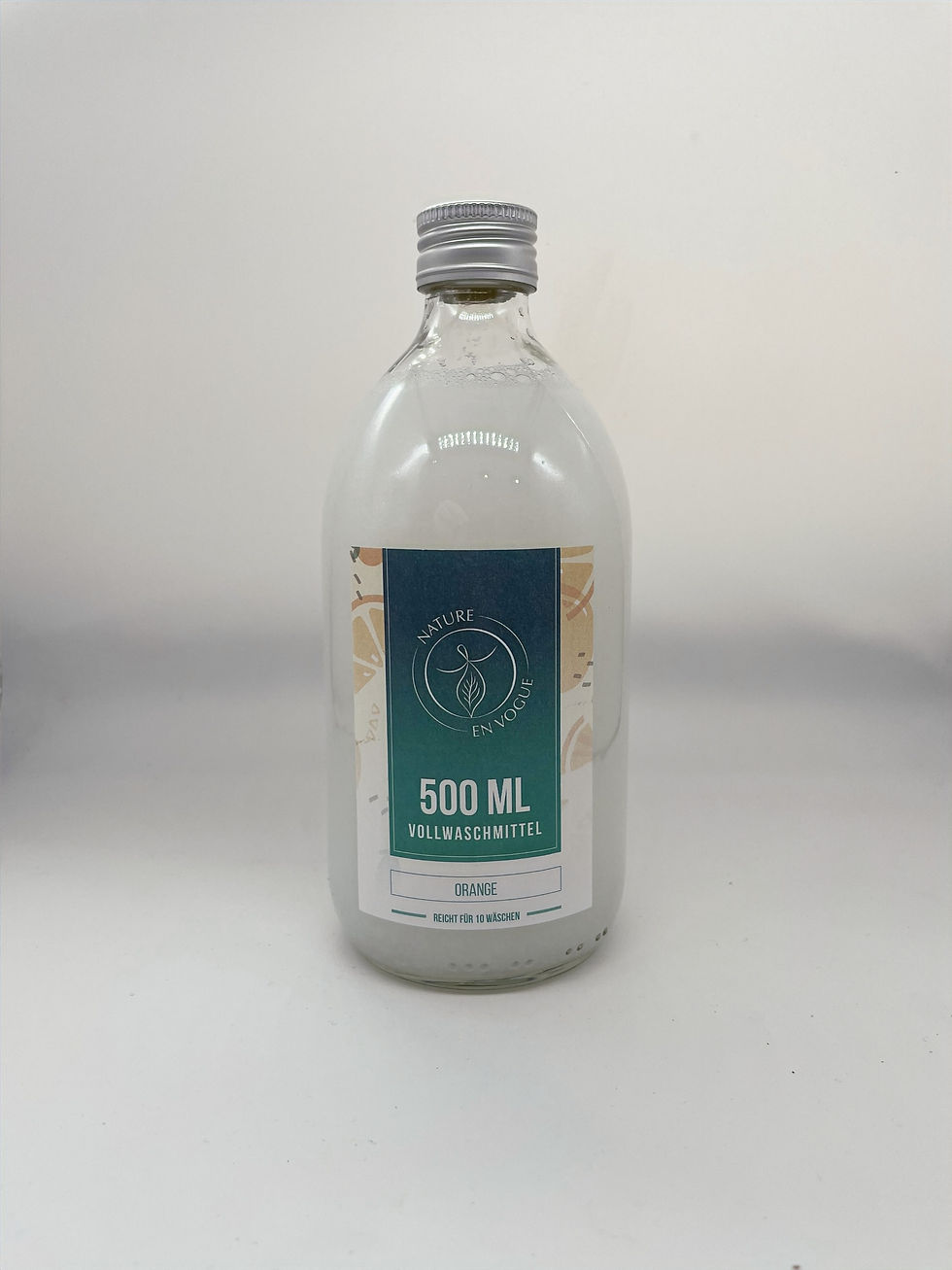 Miniaturbild: Vollwaschmittel, 500ml in einer Glasflasche