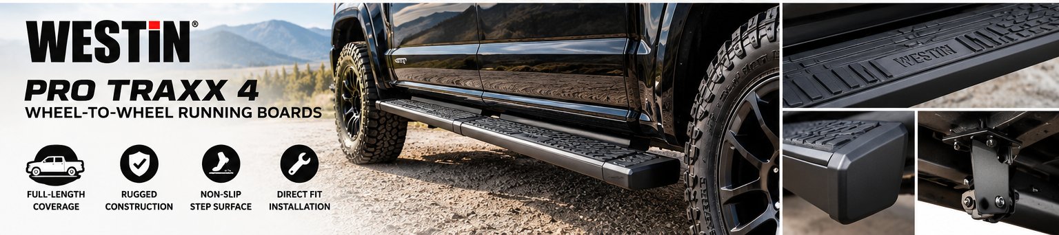 AI-generated concept illustration of running boards; not an exact product photograph