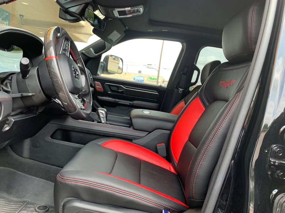 Trinity Leather and Accessories completed Dodge Ram TRX interior project