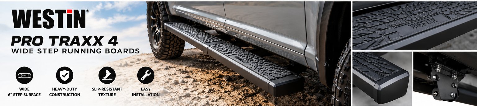 AI-generated concept illustration of running boards; not an exact product photograph
