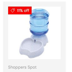 3.8L Pet Water Drinker Automatic Dispenser Dog Cat Feeder or Waterer Bowl Bottle