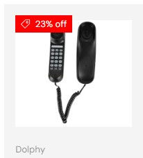 Dolphy Wall Mountable Landline Telephone ($34 AUD)