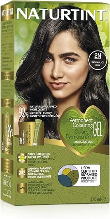 NaturTint - Permanent Hair Dye Colour Gel 2N Brown-Black (170 mL)