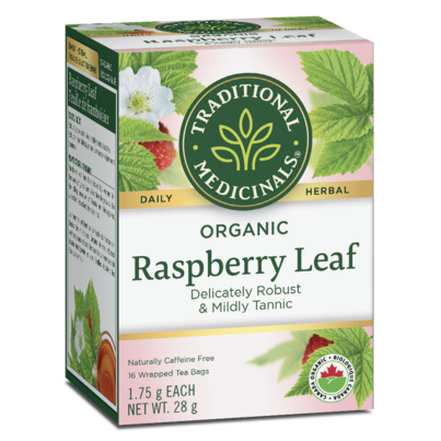 Traditional Medicinals Organic Raspberry Leaf Tea (16 Tea Bags)