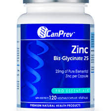 CanPrev Zinc Bis·Glycinate 25 mg (120 Capsules)