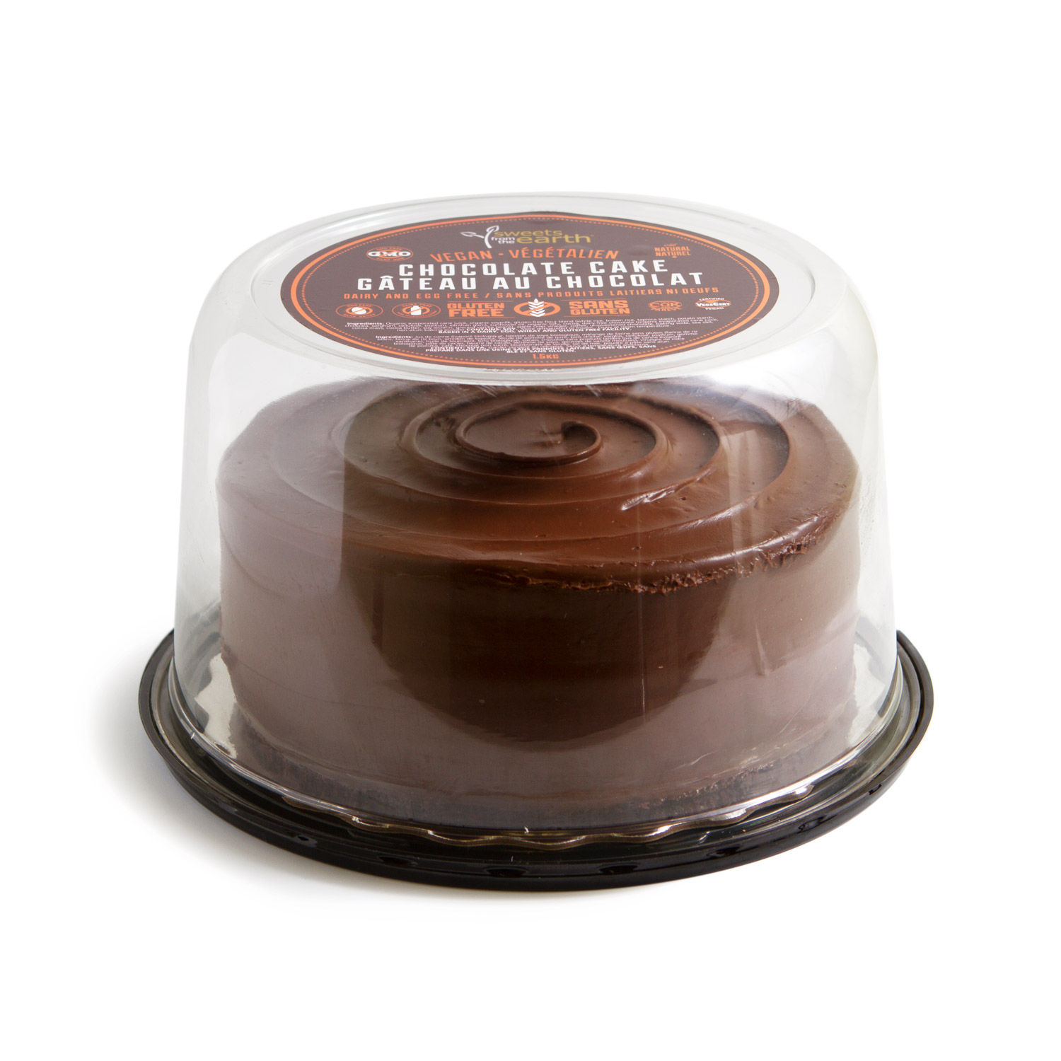 Sweets From the Earth Gluten Free Chocolate Cake (7" Dome)
