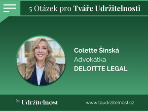 5 otázek pro ... Colette Šinskou