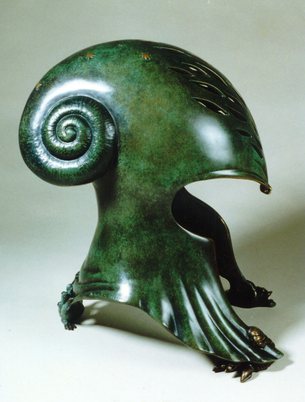 A mid summer knights helmet 38 cm h 1997