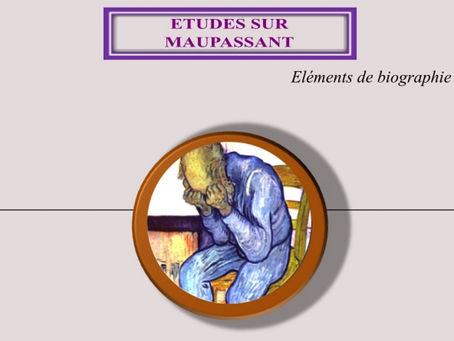 Etudes sur Maupassant, parution du 20 juillet 2021